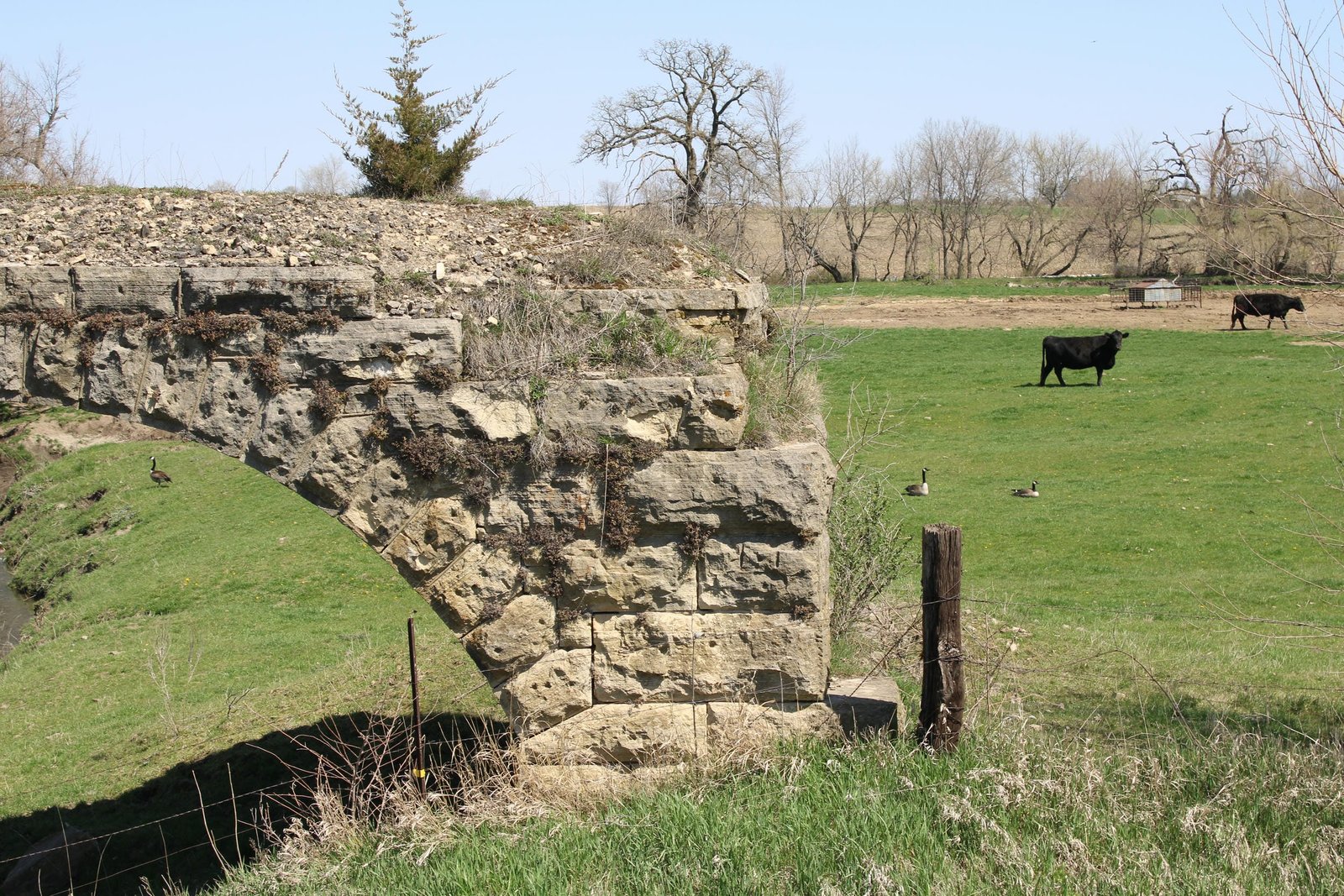 East abutment